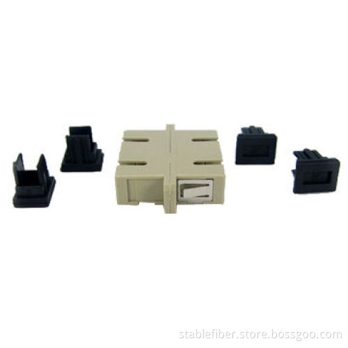 Multi-mode SC Fiber-optic Adapters with High Precision Alignment and 1,0000 Times Durability